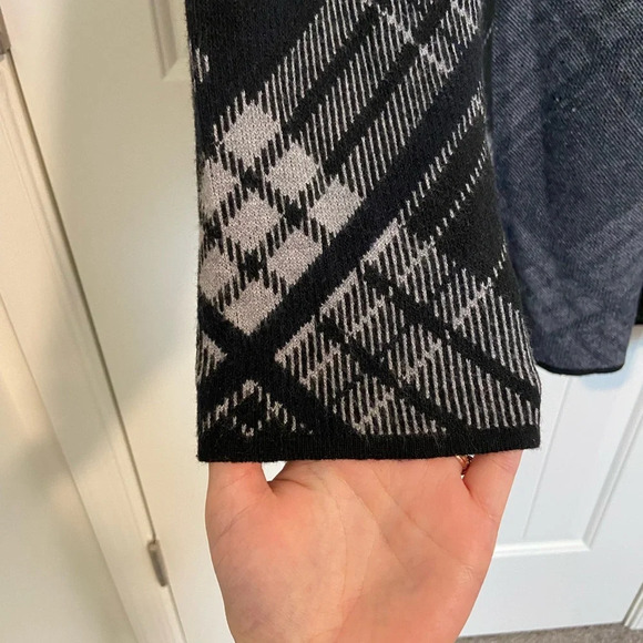 NWT | Oliver O women’s twill plaid patterned open front jacket — XL - Picture 2 of 7